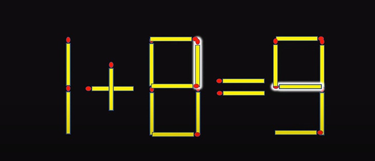 Thử tài IQ: Di chuyển hai que diêm để 3x9=5 thành phép tính đúng - Ảnh 1.