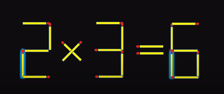Thử tài IQ: Di chuyển hai que diêm để 3x9=5 thành phép tính đúng - Ảnh 1.