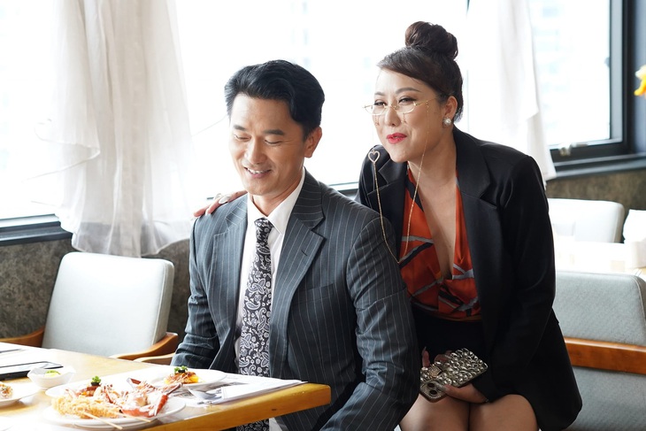 Quốc Cường trong phim Tiểu tam vô hình cùng Phi Thanh Vân