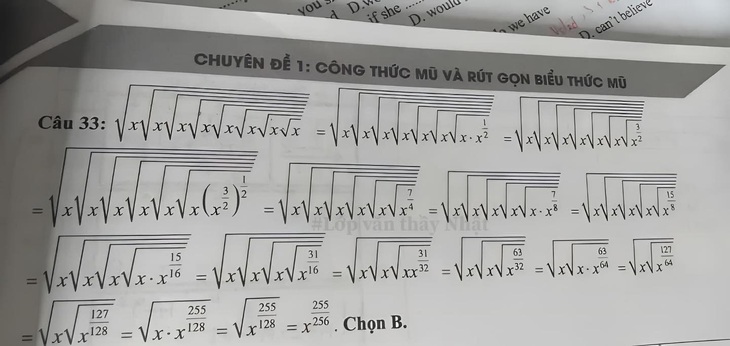 Hồi xưa không hiểu sao tốt nghiệp cấp 3