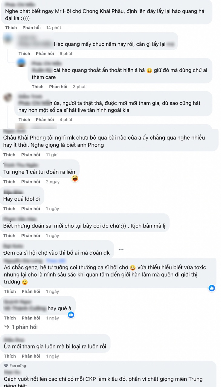 Netizen phản ứng tiêu cực, gọi Châu Khải Phong là ca sĩ hội chợ, không hợp lên show truyền hình