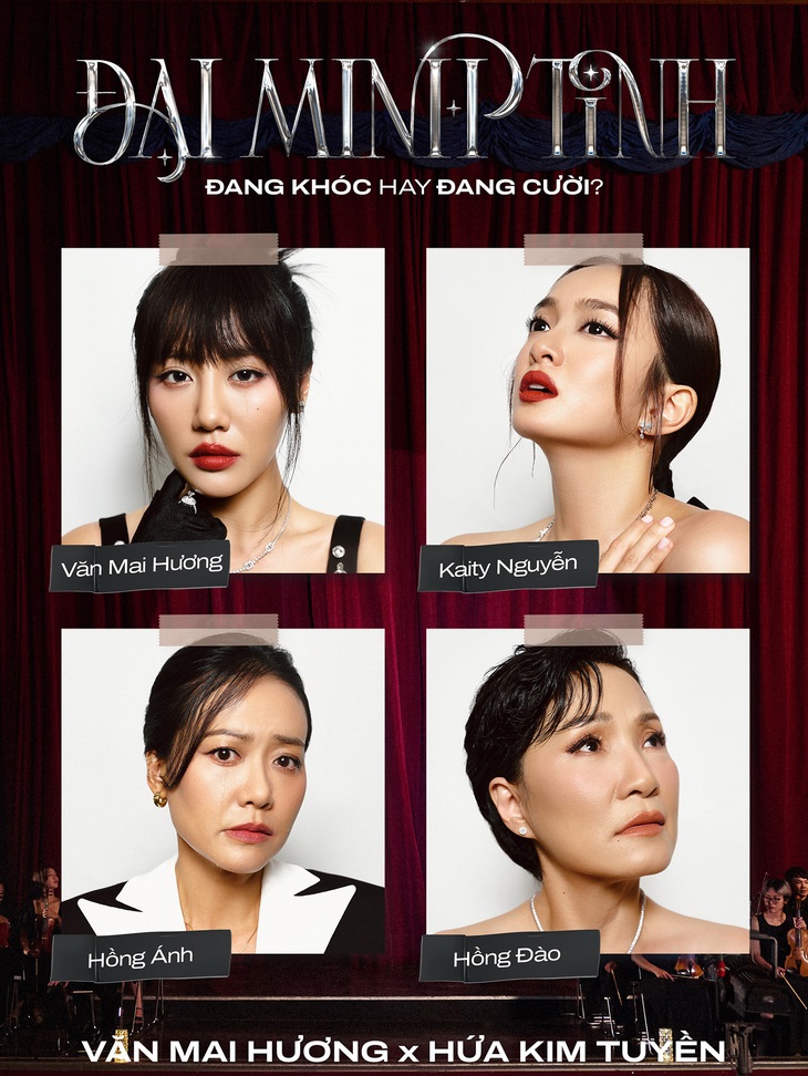 Văn Mai Hương và Hứa Kim Tuyền sẽ 'bật mí' những bí mật của các ngôi sao màn ảnh trong Đại minh tinh.