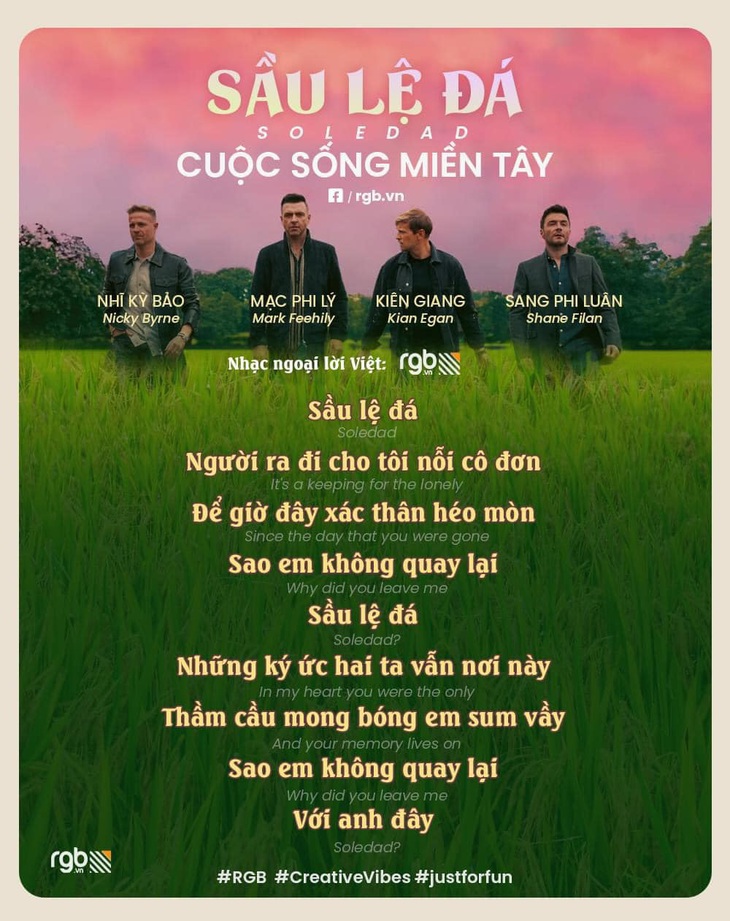 Ca khúc bất hủ Soledad giờ thành "Sầu lệ đá" và được dịch sát nghĩa nhưng rất thú vị