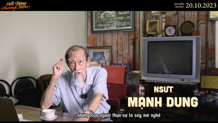 "Ông Ba bắt rắn" Mạnh Dung