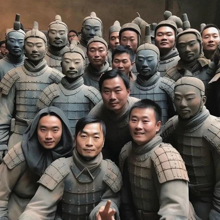 "Thế giới hiện đại thú vị quá! Nhưng thích nhất vẫn là chụp ảnh selfie, anh em nhỉ?!".