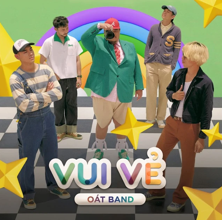 Táo sẽ đồng hành cùng các thành viên của Oát Band để mang đến một ca khúc mới với màu sắc vui vẻ trong mùa thu này