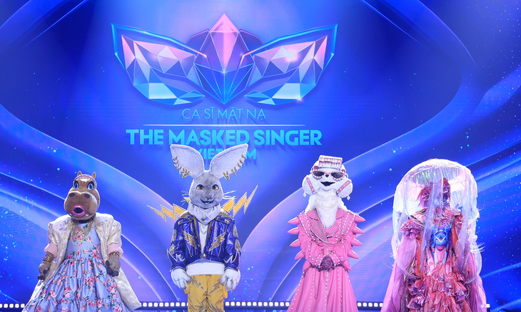 Bảng đấu ngang tài ngang sức của loạt mascot: Sứa Thủy Tinh, HippoHappy, Thỏ Xỏ Khuyên và Cún Tóc Lô