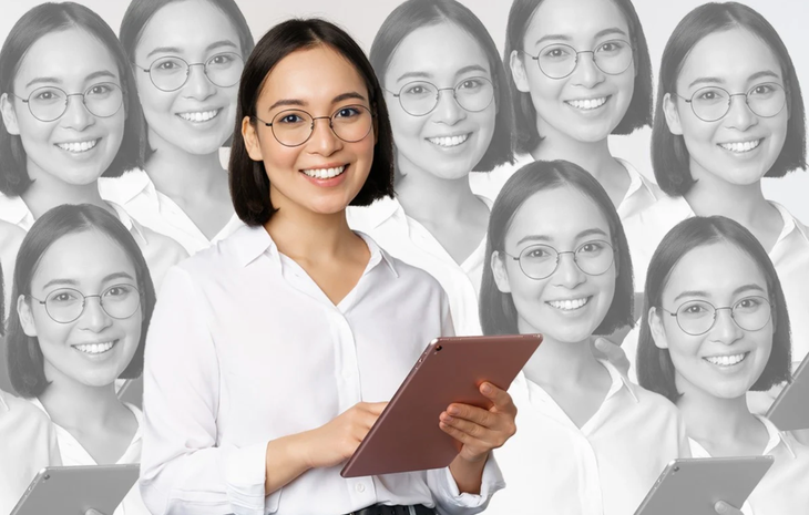 "Phân thân" làm 16 công việc cùng lúc nhưng thực chất chẳng làm gì! (Ảnh minh họa: SCMP)