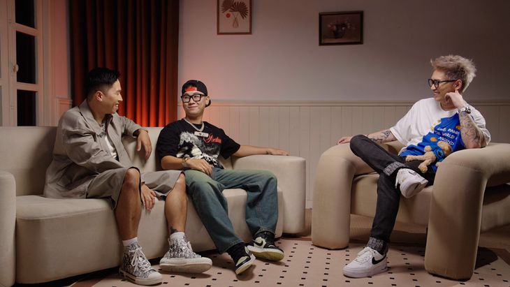 B Ray cùng hai ứng viên vàng của quán quân Rap Việt mùa 3