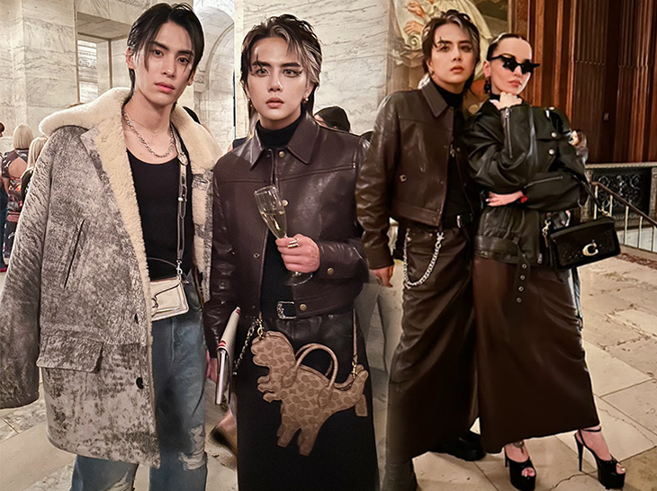 Có thể nói, Duy Khánh đã "giải được đề toán" mà thương hiệu tin tưởng giao anh trong lần xuất hiện này. Không chỉ nhờ vào trang phục, khả năng mix & match cũng như ngoại hình nổi bật của Duy Khánh giúp anh trở nên ấn tượng hơn khi ngồi front-row cùng dàn ngôi sao, KOLs đình đám như: Dove Cameron, Lưu Vũ, Alvin Chong, Glenn Young...