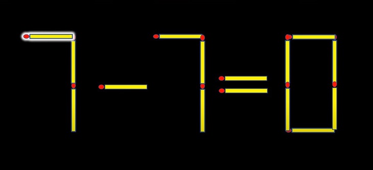 Thử tài IQ: Di chuyển một que diêm để 3-4=7 thành phép tính đúng- Ảnh 4.