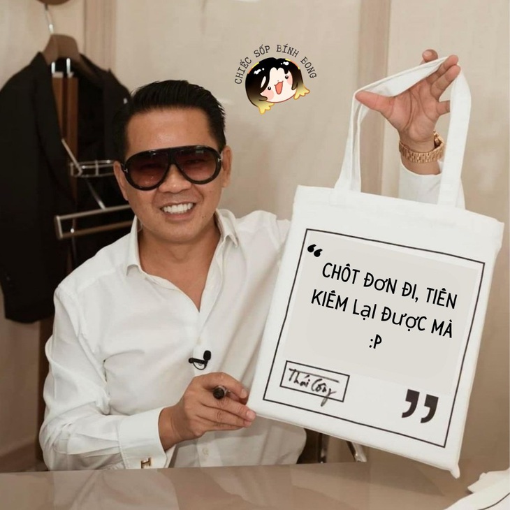 Chiếc túi dành cho hội lạc quan trước mọi cám dỗ của mua online.