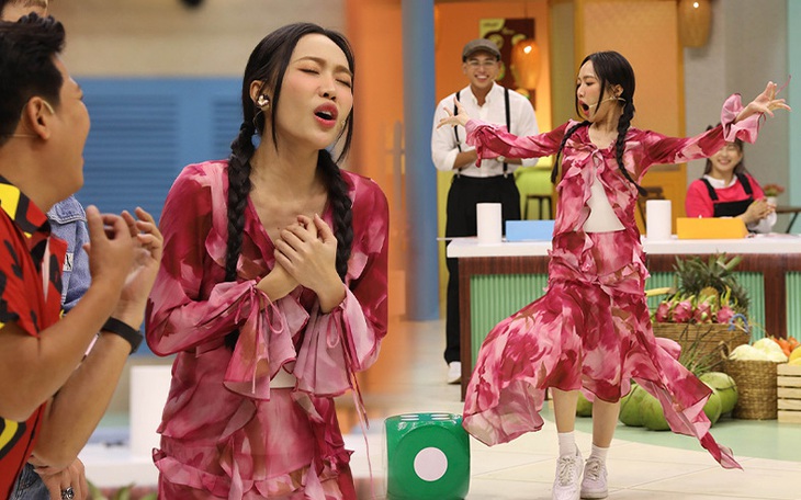 Diệu Nhi sơ hở là trổ tài ngoại ngữ, liên tục 