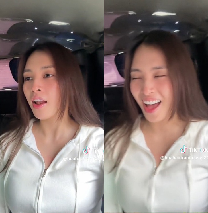 Nàng hậu hát đầy say mê và trung trổ nốt cao gây... choáng