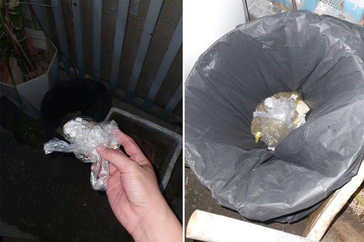 Sau 7749 "kiếp nạn", chiếc túi ni lông đã được yên vị đúng chỗ của nó.