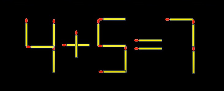 Thử tài IQ: Di chuyển một que diêm để 0-4=0 thành phép tính đúng- Ảnh 3.