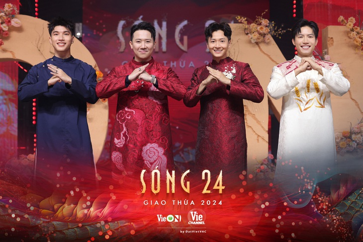 Trước đó, Sóng 24 khiến người xem xuýt xoa khi công bố dàn nam thần dẫn cùng MC Trấn Thành, với những cái tên đang tạo sự quan tâm lớn là Ngô Kiến Huy, HIEUTHUHAI, Anh Tú.