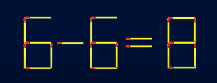 Thử tài IQ: Di chuyển một que diêm để 7+1=-8 thành phép tính đúng- Ảnh 5.