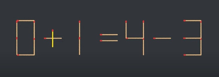 Thử tài IQ: Di chuyển một que diêm để 7+1=-8 thành phép tính đúng- Ảnh 4.