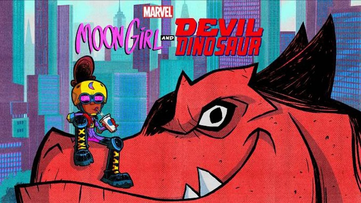 Poster phim&nbsp;Marvel's Moon Girl và Devil Dinosaur.