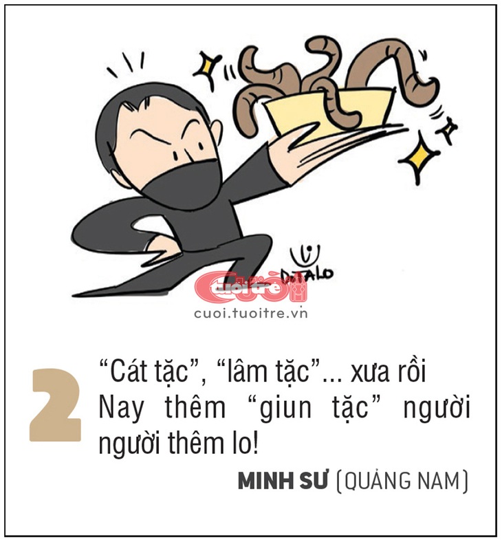 Năm 2023 có thêm cả... giun tặc 