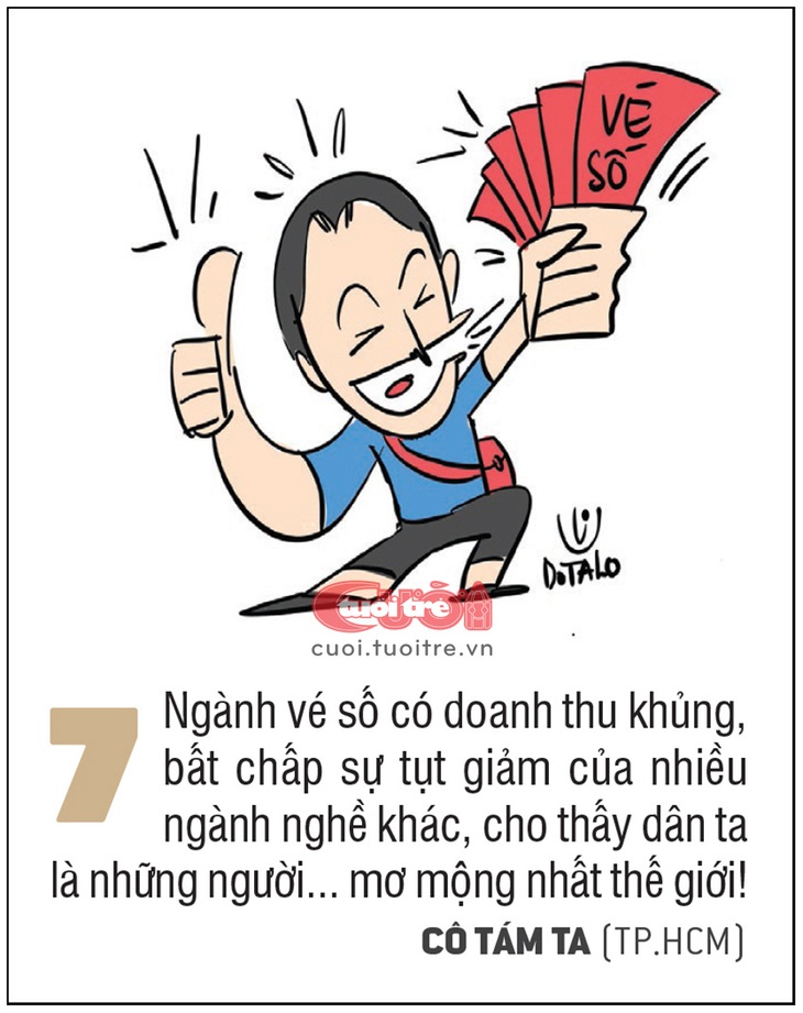 Vé số có doanh thu khủng trong năm qua 