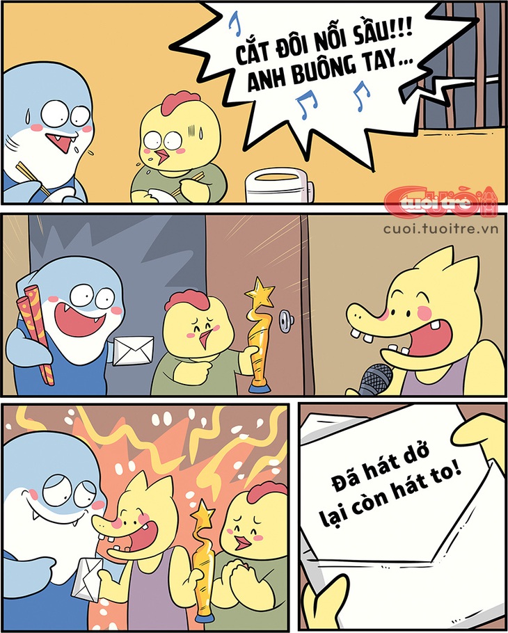 Chuyện&nbsp;karaoke những ngày cuối năm - Tranh: Thăng Fly 