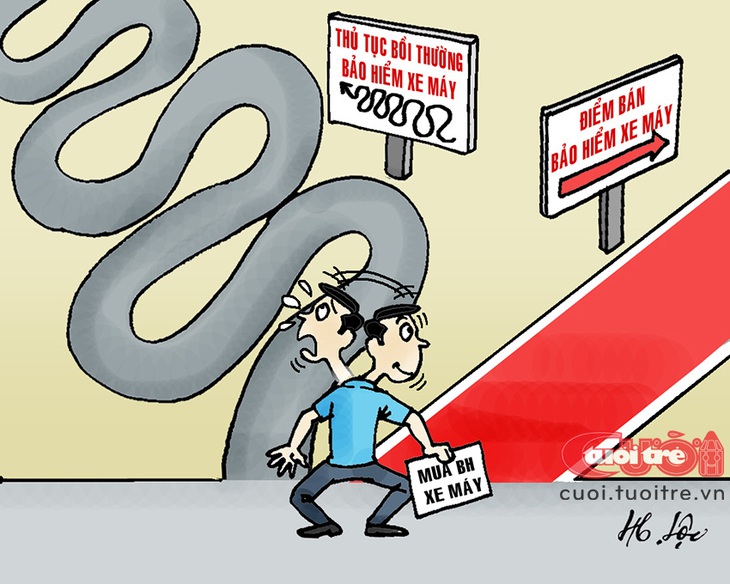 Mê cung bồi thường bảo hiểm xe máy - Ảnh 1.