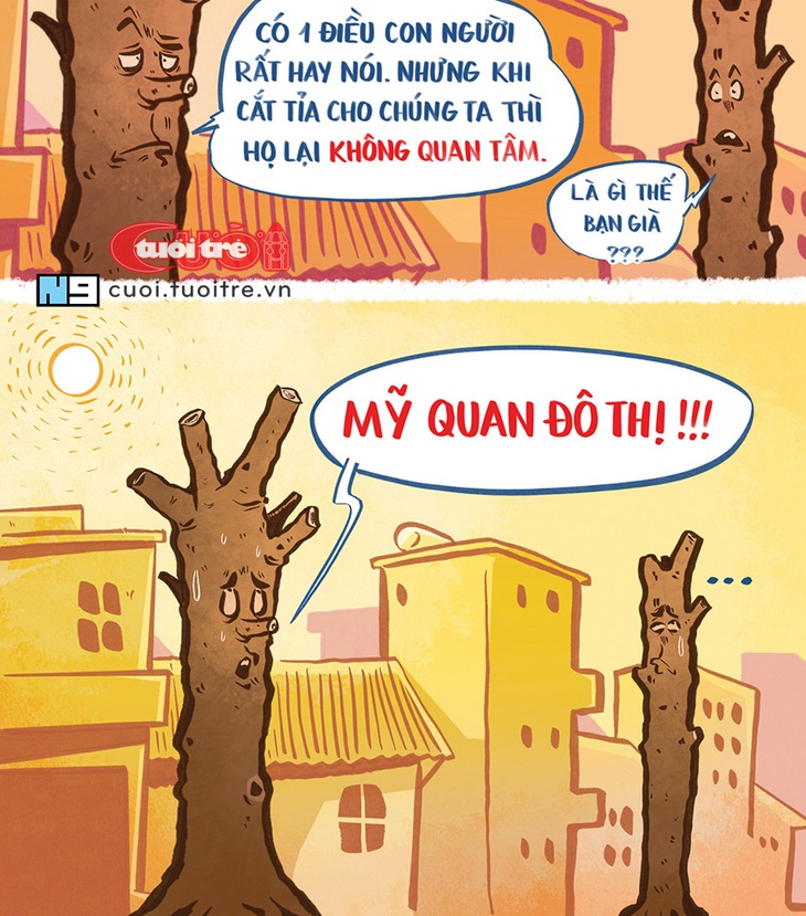 Tâm sự cây xanh 'trụi lủi' - Ảnh 1.