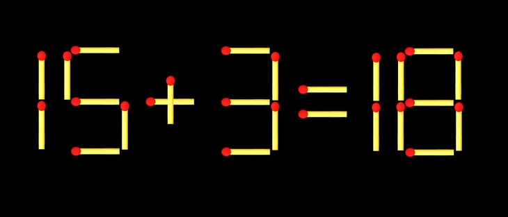 Thử tài IQ: Di chuyển một que diêm để 11+19=2 thành phép tính đúng - Ảnh 1.