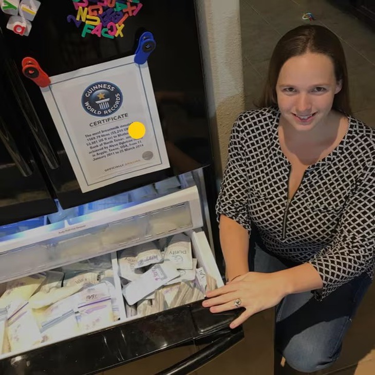 Lập kỷ lục hiến tặng 2.645 lít sữa mẹ, đủ nuôi 350.000 em bé - Ảnh 1.