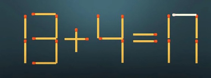 Thử tài IQ: Di chuyển một que diêm để 9-6=1 thành phép tính đúng - Ảnh 1.