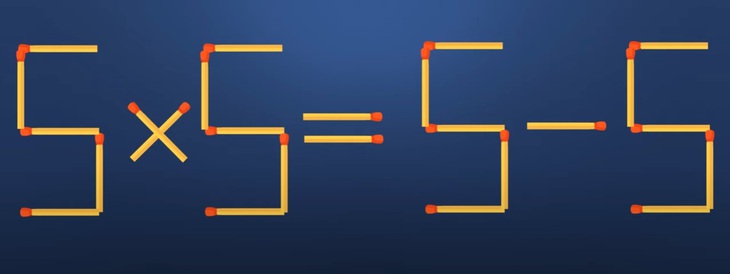 Di chuyển một que diêm để 5x3=13-2 thành phép tính đúng - Ảnh 2.