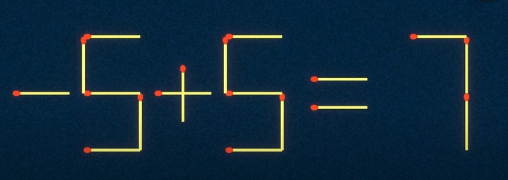 Thử tài IQ: Di chuyển một que diêm để 4+8=5 thành phép tính đúng - Ảnh 2.
