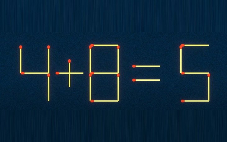 Thử tài IQ: Di chuyển một que diêm để 4+5=7 thành phép tính đúng - Ảnh 8.