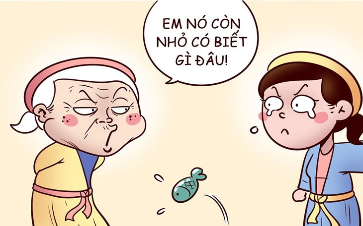 Cô Tấm nói ngọng, cá bống giận luôn - Ảnh 2.
