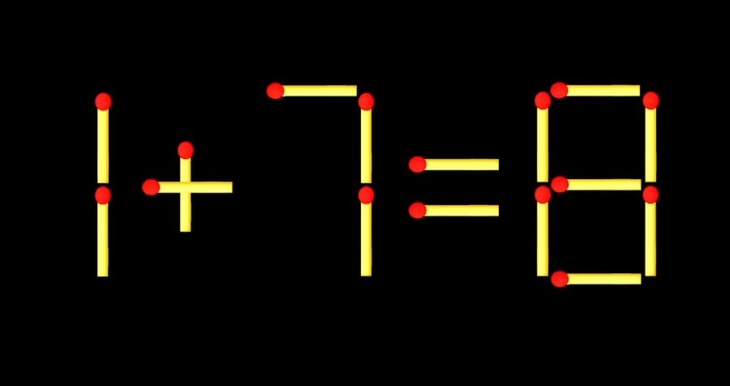 Thử tài IQ: Di chuyển một que diêm để 1-1=1 thành phép tính đúng - Ảnh 1.