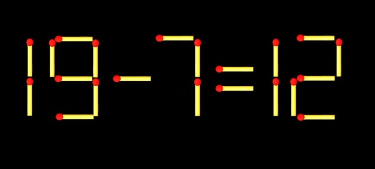 Thử tài IQ: Di chuyển một que diêm để 1-1=1 thành phép tính đúng - Ảnh 1.
