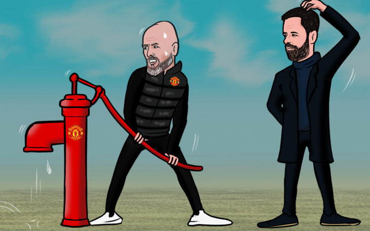 Huấn luyện viên gây sốt khi suýt 'tẩn' cầu thủ vì nhận thẻ đỏ - Ảnh 2.