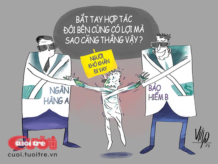 Sẽ hết cảnh vay tiền ngân hàng bị ép mua bảo hiểm? - Ảnh 1.