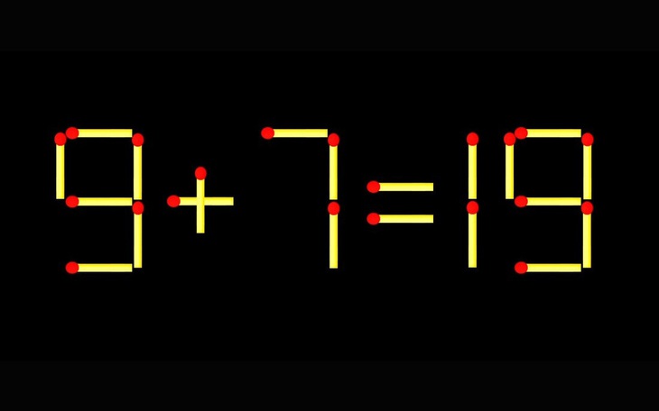 Thử tài IQ: Di chuyển một que diêm để 4+4=15 thành phép tính đúng - Ảnh 9.
