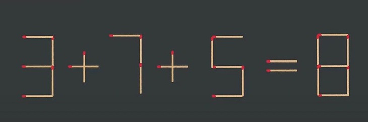 Thử tài IQ: Di chuyển một que diêm để 6+6=1 thành phép tính đúng- Ảnh 3.
