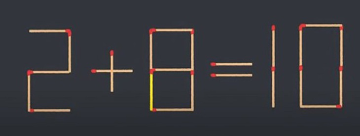 Thử tài IQ: Di chuyển một que diêm để 2x6=3+1 thành phép tính đúng- Ảnh 6.