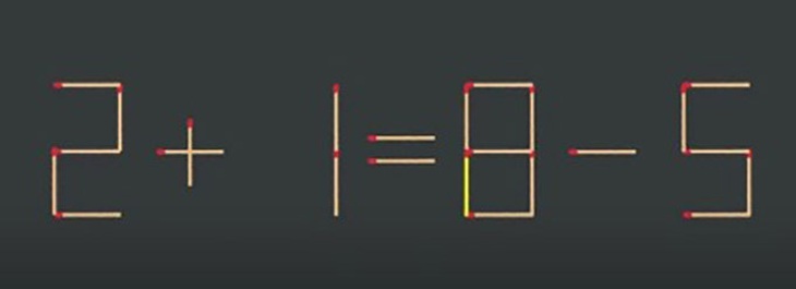 Thử tài IQ: Di chuyển một que diêm để 6=2-2+2 thành phép tính đúng- Ảnh 6.
