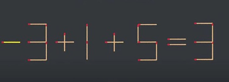 Thử tài IQ: Di chuyển một que diêm để 1-7=8 thành phép tính đúng- Ảnh 4.