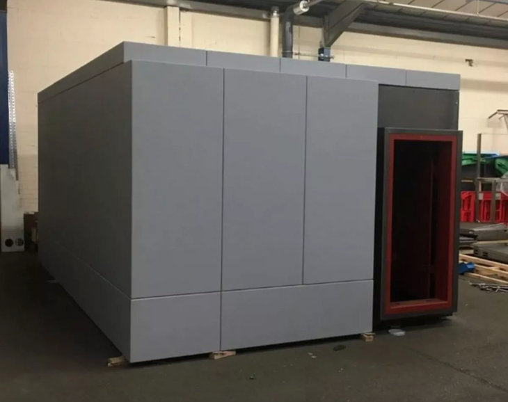 Phòng trú ẩn an toàn được giới thiệu cho các tuyển thủ Anh - Ảnh: PANIC ROOM COMPANY