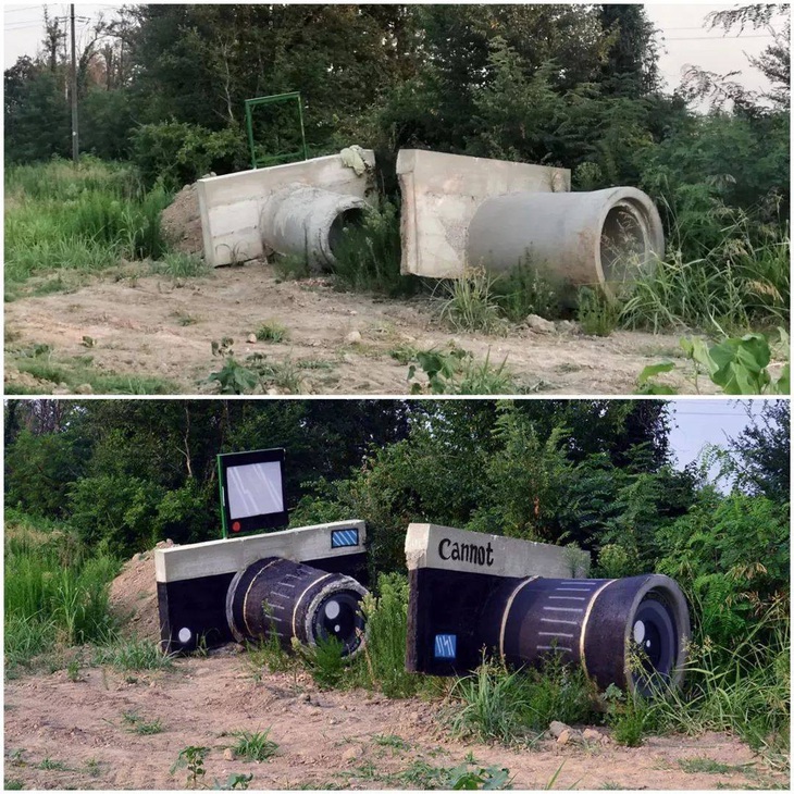 Nghệ thuật đường phố. 