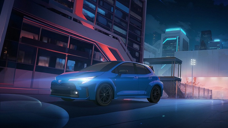 Anime cho phép chụp những bức chân dung lớn hơn thực tế của cả ô tô và con người.