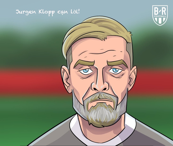 HLV Jurgen Klopp bất lực nhìn Darwin Nunez cứ tìm cột mà sút - Tranh: B/R