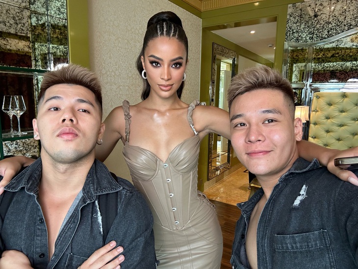 Quân Nguyễn - Pu Lê 'phù phép' nhan sắc cho loạt hoa hậu Big 6 thế giới- Ảnh 4.